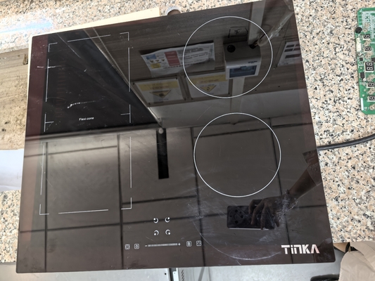 kupować Piece ceramiczne 60cm Elektryczny palnik kuchenny wbudowany w czarny szklany kuchenek z 4 strefami gotowania online manufacture